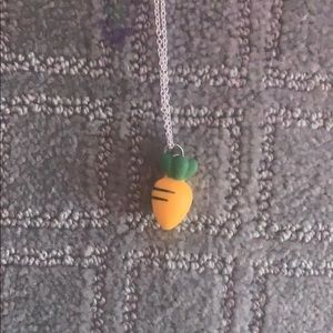 Indie carrot necklace